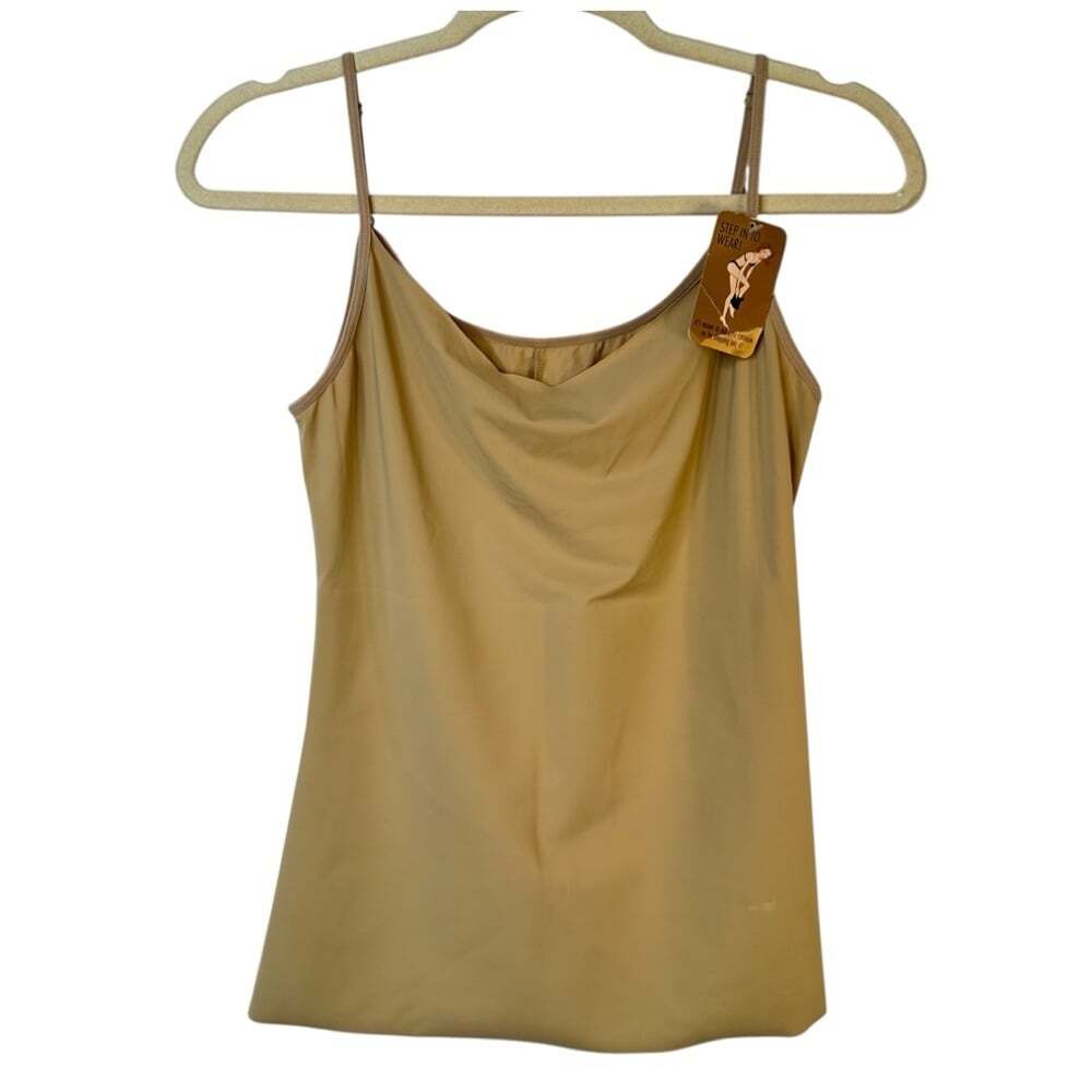 Secret Fusion Control Camisole Beige Size Large Shaping Layer Stretch Tank NWT